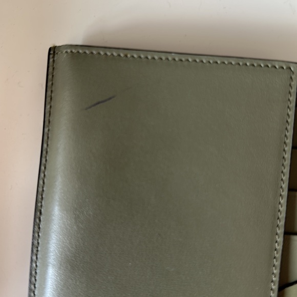 ARMY GREEN ACNE TRIFOLD WALLET - Picture 3 of 6